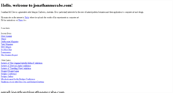 Desktop Screenshot of jonathanmccabe.com